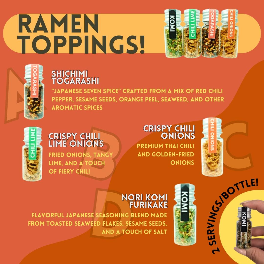 Mystery Ramen Starter Box – Authentic Asian Instant Noodles Sampler (5 Packs)