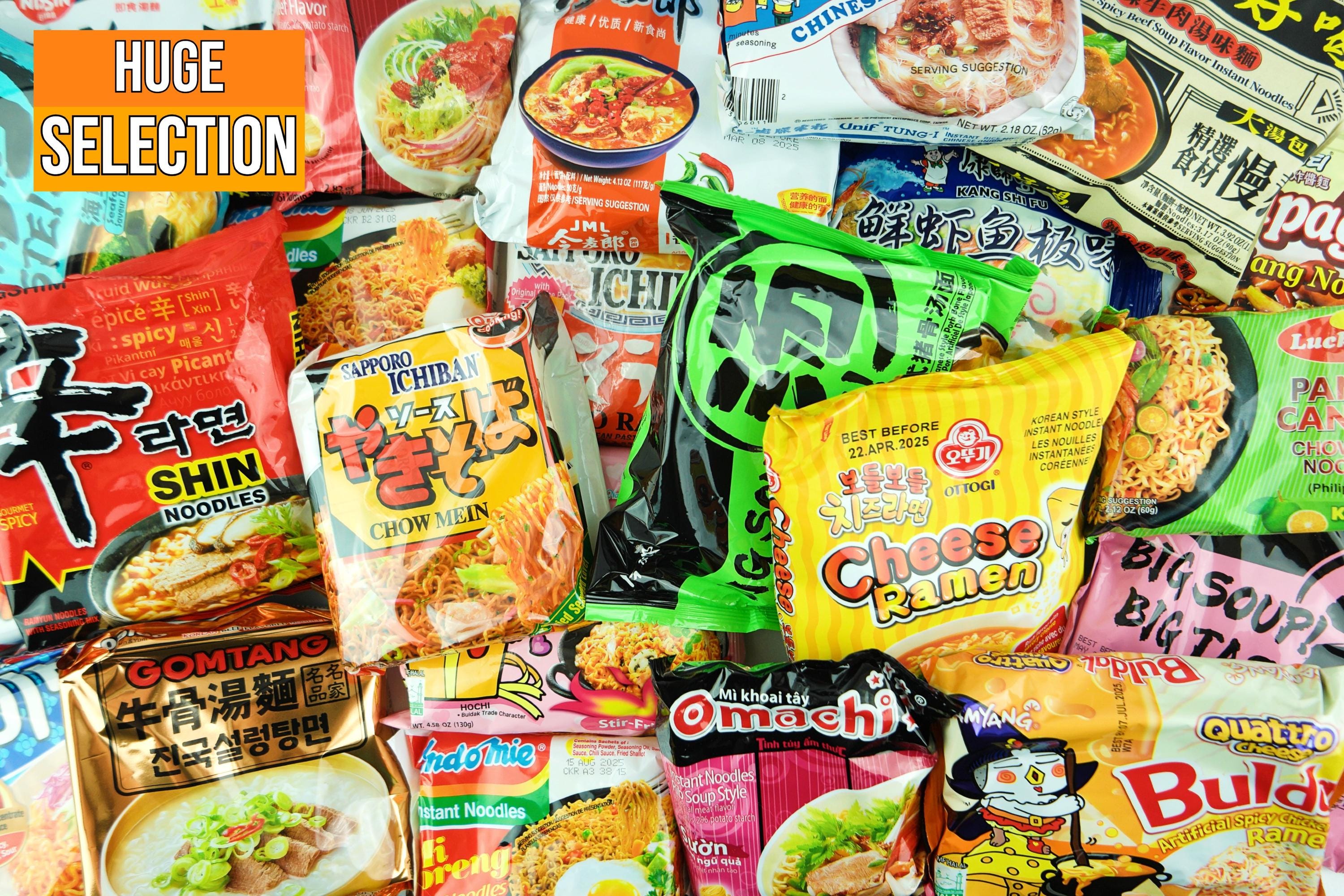 Mystery Ramen Starter Box – Authentic Asian Instant Noodles Sampler (5 Packs)
