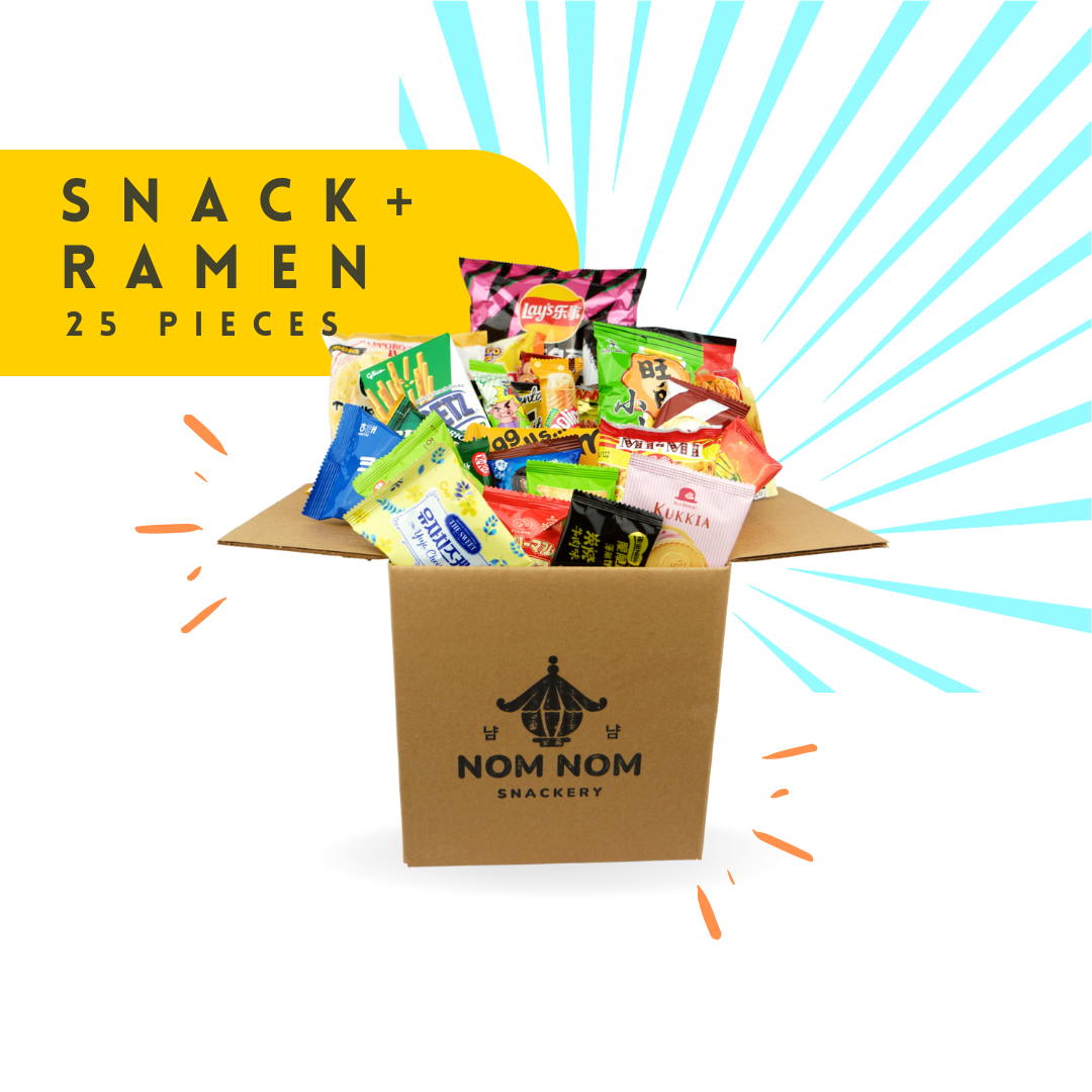 Asian Snack + Ramen Box – Instant Noodles & Snack Sampler
